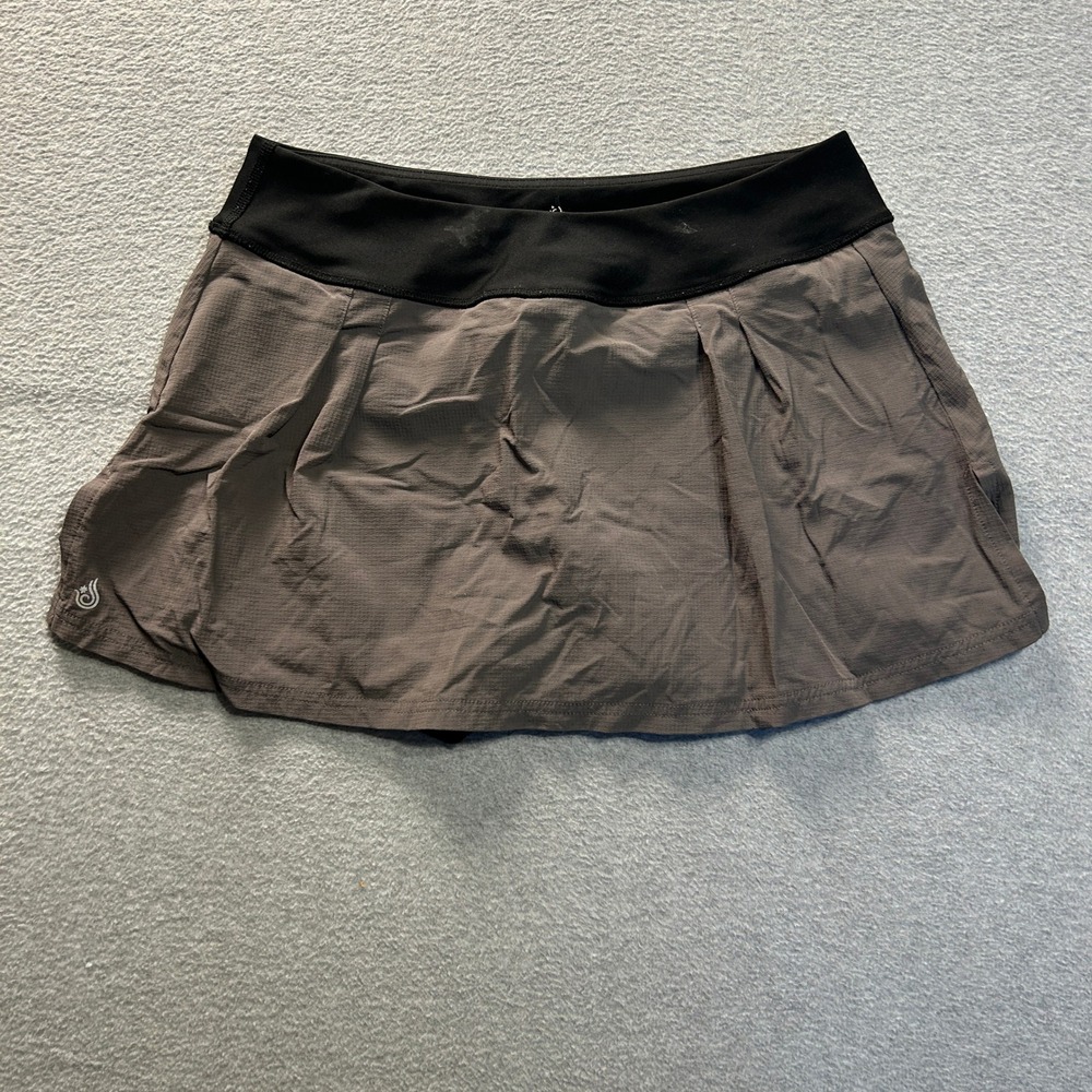 ISIS Athletic Skort Womens Small Brown Built In Shorts Tennis Golf Hiking Skirt
